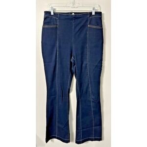 INC International Concepts Women's Denim Boot Leg Jeans Sz 12‎ Back Closure